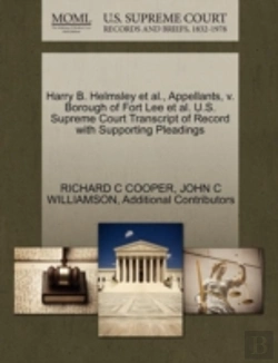 Bertrand.pt - Harry B. Helmsley Et Al., Appellants, V. Borough Of Fort Lee Et Al. U.S. Supreme Court Transcript Of Record With Supporting Pleadings