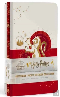 Bertrand.pt - Harry Potter: Gryffindor Constellation Sewn Pocket Notebook Collection