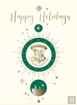 Bertrand.pt - Harry Potter: Hogwarts Crest Holiday Embellished Card