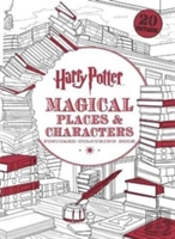 Harry Potter Magical Places & Characters Postcard Colouring Book