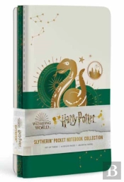 Harry Potter: Slytherin Constellation Sewn Pocket Notebook Collection