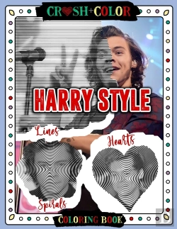 Bertrand.pt - Harry Style Lines Spirals Hearts Coloring Book