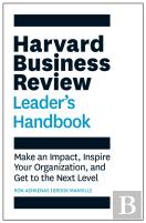 Harvard Business Review Leader'S Handbook