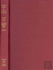 Harvard Studies In Classical Philology, Volume 107