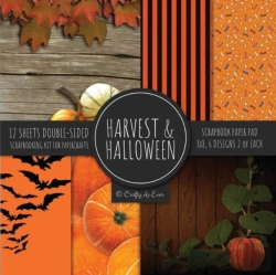 Bertrand.pt - Harvest & Halloween Scrapbook Paper Pad 8x8 Scrapbooking Kit For Papercrafts, Cardmaking, Printmaking, Diy Crafts, Orange Holiday Themed, Designs, Borders, Backgrounds, Patterns