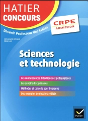 Hatier Concours Crpe 2017 - Epreuve Orale D'Admission - Sciences Et Technologie