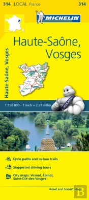 Haute-Saone, Vosges, France Local Map 314