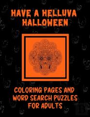 Have A Helluva Halloween | Coloring Pages And  Word Search Puzzles For Adults