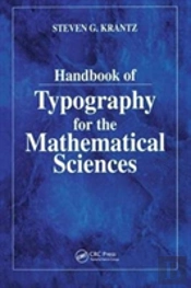 Hdbk Of Typography For Mathl Scis