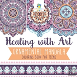 Bertrand.pt - Healing With Art | Ornamental Mandala | Coloring Book For Teens