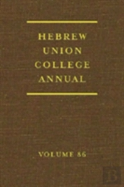 Hebrew Union College Annual