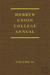 Hebrew Union College Annual