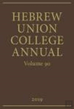 Bertrand.pt - Hebrew Union College Annual Vol 90