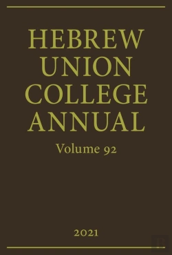 Bertrand.pt - Hebrew Union College Annual Vol. 92 (2021)