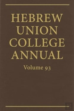 Bertrand.pt - Hebrew Union College Annual Vol. 93 (2022)