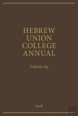 Bertrand.pt - Hebrew Union College Annual Volume 89 (2018)