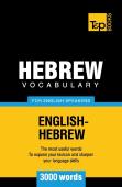 Hebrew Vocabulary For English Speakers - 3000 Words