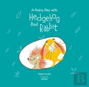 Hedgehog And Rabbit. Discover The Rain