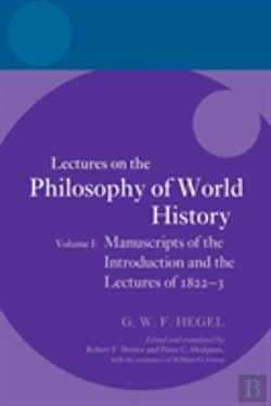 Bertrand.pt - Hegel: Lectures On The Philosophy Of World History, Volume I