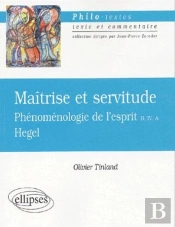 Hegel, Maîtrise Et Servitude, Phénoménologie De L'Esprit B, Iv, A