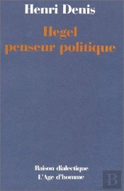 Hegel Penseur Politique