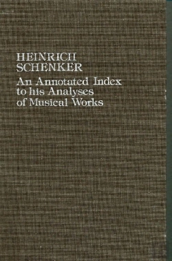 Bertrand.pt - Heinrich Schenker An Annotated Index To