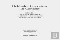 Hekhalot Literature In Context