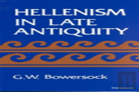Hellenism In Late Antiquity