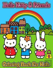 Hello Kitty & Friends Coloring Book For Kids