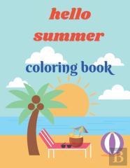 Hello Summer Coloring Book
