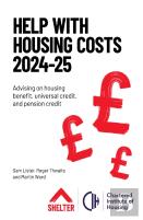Help With Housing Costs 2024-2025