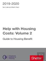 Help With Housing Costs: Volume 2