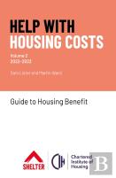 Help With Housing Costs: Volume 2