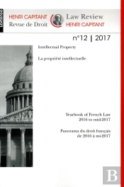 Henri Capitant - Revue De Droit N 12 2017