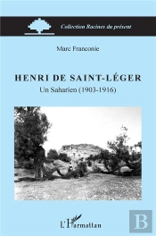 Henri De Saint-Léger, Un Saharien (1903-1916)