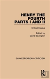 Henry Iv, Parts I And Ii