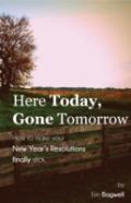 Here Today Gone Tomorrow, How To Make Your New Year'S Resolutions Finally Stick