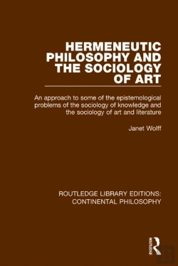Bertrand.pt - Hermeneutic Philosophy And The Sociology Of Art