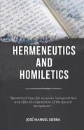 Hermeneutics And Homiletics