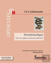 Herméneutique ; Pour Une Logique Du Discours Individuel