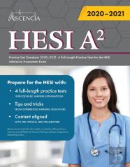 Hesi A2 Practice Test Questions Book