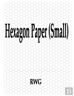 Bertrand.pt - Hexagon Paper (Small)
