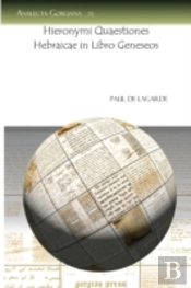 Hieronymi Quaestiones Hebraicae In Libro Geneseos