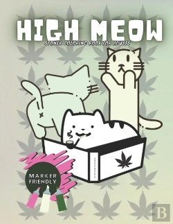 Bertrand.pt - High Meow Stoner Coloring Book For Adults