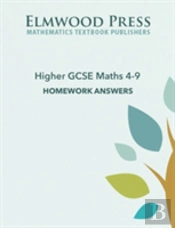 Higher Gcse Maths 4-9 Homework Answers