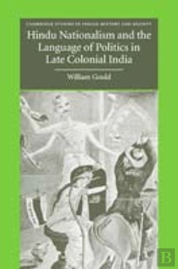 Bertrand.pt - Hindu Nationalism And The Language Of Politics In Late Colonial India