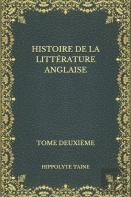 Histoire De La Litterature Anglaise