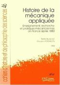 Histoire De La Mecanique Appliquee