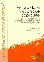 Histoire De La Mecanique Appliquee