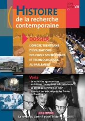 Histoire De La Recherche Contemporaine T.8/1